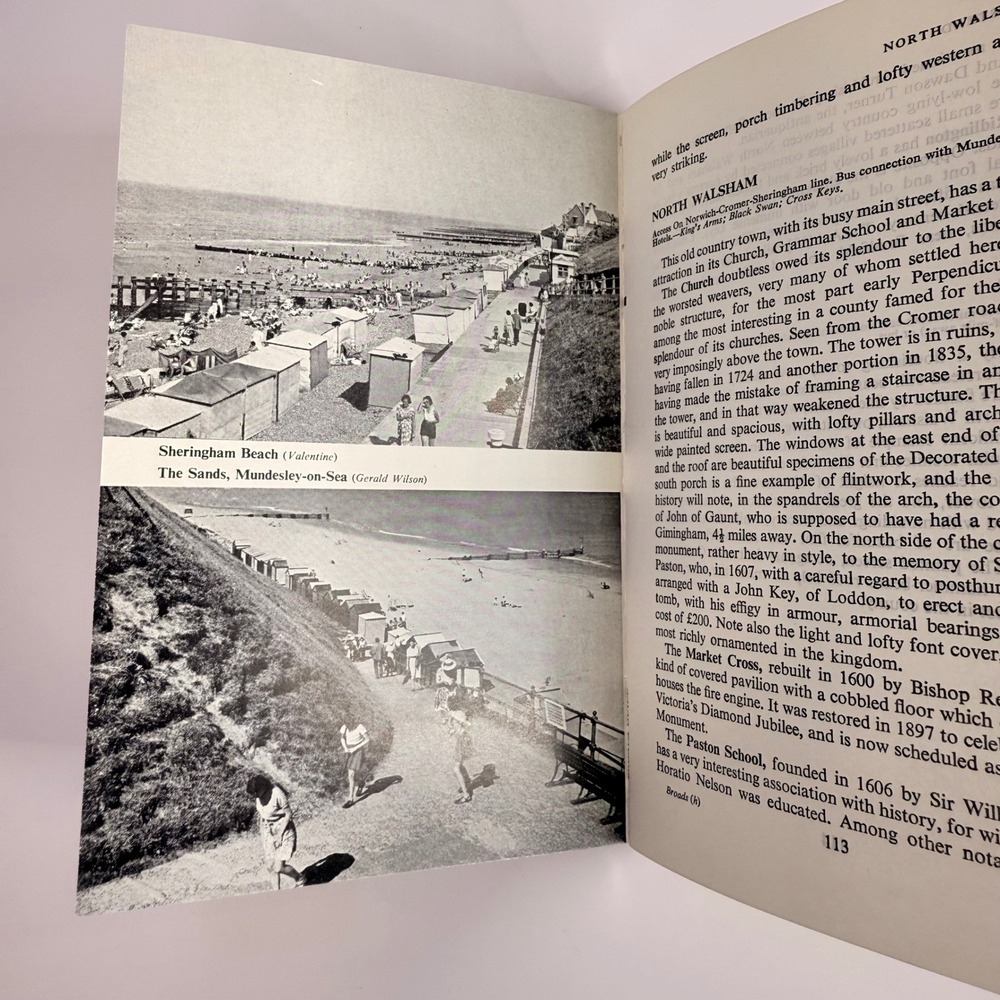 The‎ Broads Ward Lock Red Guide 5th Ed. 1968 Hardcover Pullout Map Dust Jacket - Picture 16 of 16